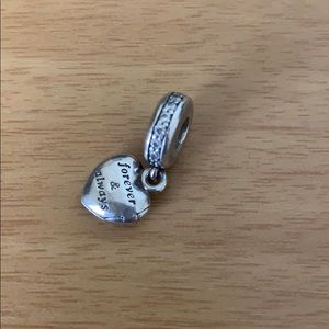 “Forever and Always” Pandora silver Bead
